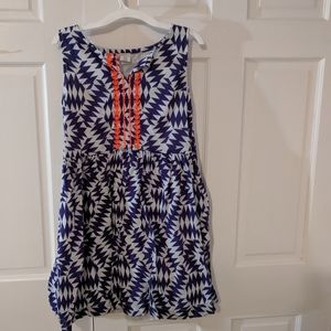 Girls JCrew Purple and Orange Dress